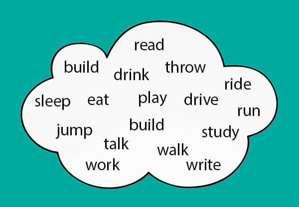 Action verbs to study