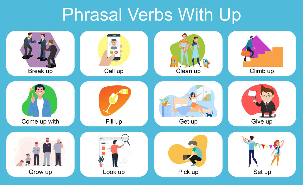 Phrasal verbs with up