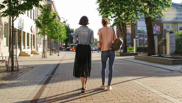 Women walking